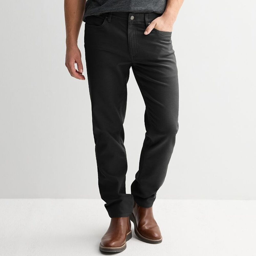 Sonoma All Day Comfort 5 Pocket Pants Mens 30x32 Black Straight NEW